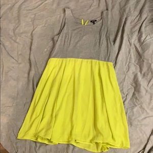 Bright colored dress